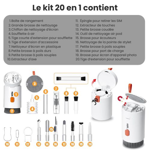 Kit de Nettoyage 20 en 1