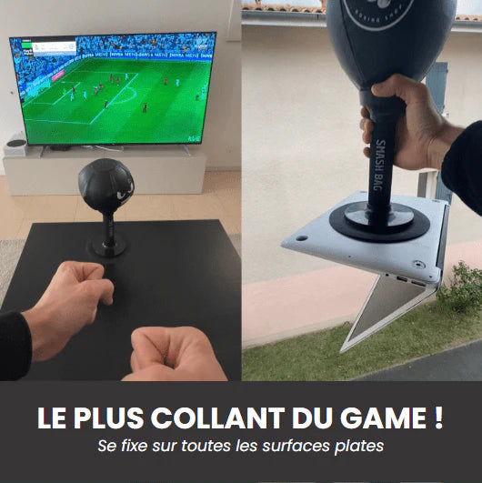 Smash Bag Mini Punching Ball De Bureau à Ventouse – Défouloir Anti-Stress Ultra Résistant
